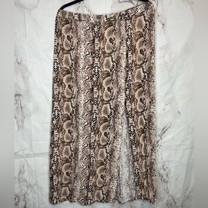 Snake skin skirt